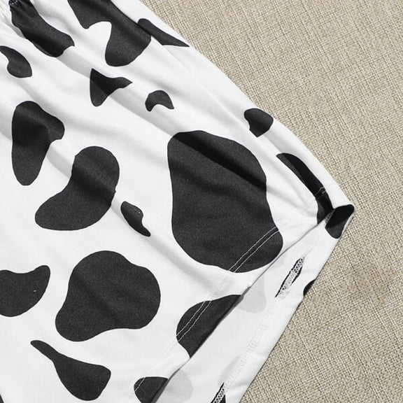 Vedolay Sleepwear For Women Shorts Set Women's Plus Size 2 Piece Satin Pajamas Star Moon Print Silk Cami Top Shorts Pj Set Sleepwear,Black L