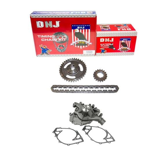 DNJ TK4206WP Timing Chain Kit with Water Pump Fits Cars & Trucks 72-87 Ford 7.5L V8 OHV 16V