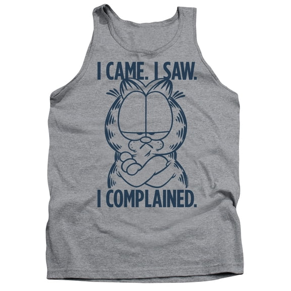 Garfield I Complained Adult Tank Top Athletic Heather