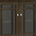 thumbnail image 5 of Simpli Home Bedford SOLID WOOD 62 inch Wide Transitional Wide Storage Cabinet in Dark Tobacco Brown, 5 of 15