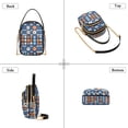 thumbnail image 3 of FORMRS Crossbody Bag for Women Quilted Travel Shoulder Cell Phone Purse with Chain Strap Handbag, Modern Color Circle, 3 of 7