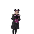 thumbnail image 3 of Disney Toddler Winter Hat, Kids Gloves or Toddlers Mittens, Matching Scarf, Minnie Mouse Baby Beanie for Girl Ages 2-4, 3 of 5