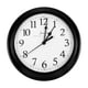 thumbnail image 1 of Reloj de Pared Uxcell de 9 Pulgadas, Operado por Batería, Silencioso, Relojes de Pared Redondos Negros, 1 of 6