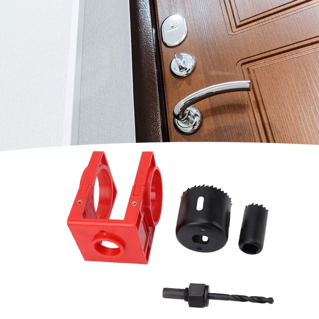 Kit De Instalación De Cerradura, Kit De Sierra Perforadora Para Cerradura De Puerta, Para Puertas De Puertas De Metal, Acero Y Cardado