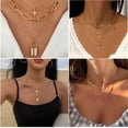 thumbnail image 3 of Juego de joyas CONGIING Gold, 65 piezas, con collar, tobillera y pendientes, 3 of 8