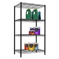 thumbnail image 6 of Home Basics 13.8"W X 21"D X 46.5"H 4-Shelf Wire Freestanding Shelves, Grey, 6 of 6