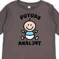 thumbnail image 4 of Inktastic Future Analyst Boys Long Sleeve Toddler T-Shirt, 4 of 5