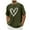 Army Green(New), variant on PNTUTB Men's Fashion Casual Valentine's Day Themed Prints Short Sleeve Crew Neck Loose Comfortable T-shirt