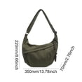 thumbnail image 3 of Bolso Hombro Pana Con para Mujer Cruzado Hobo Viajes () Verde, 3 of 3