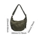 thumbnail image 3 of Bolso Hombro Pana Con para Mujer Cruzado Hobo Viajes () Verde, 3 of 3