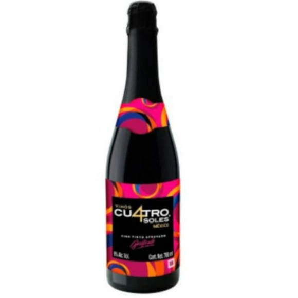 Pack de 6 Vino Espumoso Cuatro Soles Afrutado 700 ml
