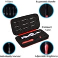 thumbnail image 4 of Juego de ganchillo Glow - Envoltura roja + Mango rojo Fokelyi WMZL-469-2, 4 of 7