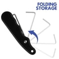 thumbnail image 3 of 2Pcs Ice Skate Tightener Tool Black Portable Folding Design For Skaters 9.4X2.2Cm, 3 of 9