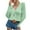 Green, variant on Arlun Lightweight Cropped Knit Cardigans Sweater for Women V-Neck Button down Open Front Crop Cardigan Tops Soft Comfortable Fashion Solid Color Long Sleeve Outwear Tops Yellow One Size