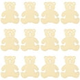 thumbnail image 3 of PAMINGONO Graffiti Bears Cutouts 24Pcs Wood Pieces for Diy Crafts and Album Making, 3 of 8