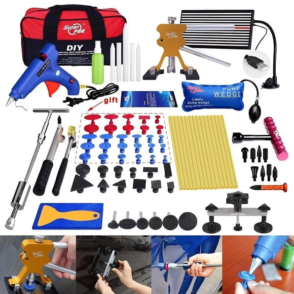 Kit de Extracción de Abolladuras Super PDR para Reparación de Abolladuras sin Pintura en Autos
