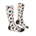 thumbnail image 3 of Picia Women Crew Soft Moisture-wicking Socks Hip Hop Dog Pattern Design Cotton Socks, One Size fit All, 3 of 9
