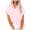 Z1-Pink, variant on vigerkar Womens Short Sleeve Button Down Shirts Stretch Oxford Shirts Cotton Dress Shirt Collared Blouse Formal Work Tunic Tops Light Blue, S