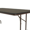 thumbnail image 4 of Correll PC3696P Solid High-Pressure Plywood Core Folding Tables, WALNUT, 4 of 4
