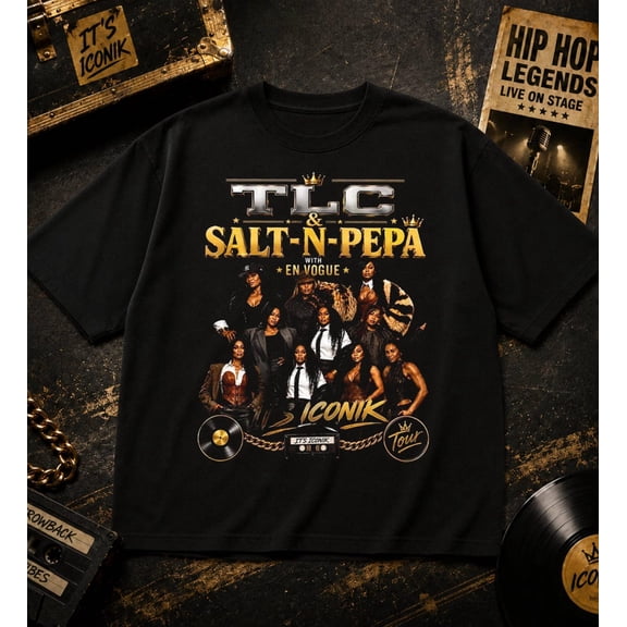 TLC Salt-N-Pepa En Vogue 2026 Tour T-Shirt, Hip Hop Music Fan Gift