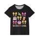 thumbnail image 2 of Fiudx Camiseta para Niños, Suave Tela de Polispandex, Bonita Camisa de Cuello Redondo, Blusa Moderna con Mangas Abullonadas, Ropa Informal Diaria, para Niñas y Niños de 3 a 14 Años, Se Recomienda Lav, 2 of 6