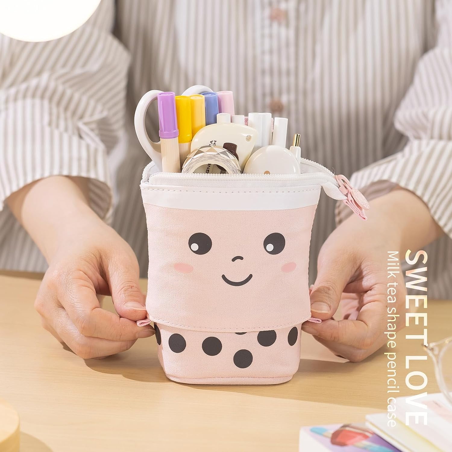 Cute Milk Tea Design Pencil Case - Kawaii Fashion Shop  Cute Asian  Japanese Harajuku Cute Kawaii Fashion Clothing