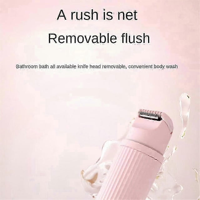 Tondeuse et Rasoir Bikini compatible Femmes 2-en-1 Tondeuse Électrique Humide/sèche Épilation Dégradé Rose_Perfect Gift