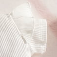 thumbnail image 4 of Tiijoy Baby Girls Elegant Bow Short Sleeve T-Shirt Pleated Skirt Hat 3Pcs Set, Sizes 6M-3T, 4 of 7
