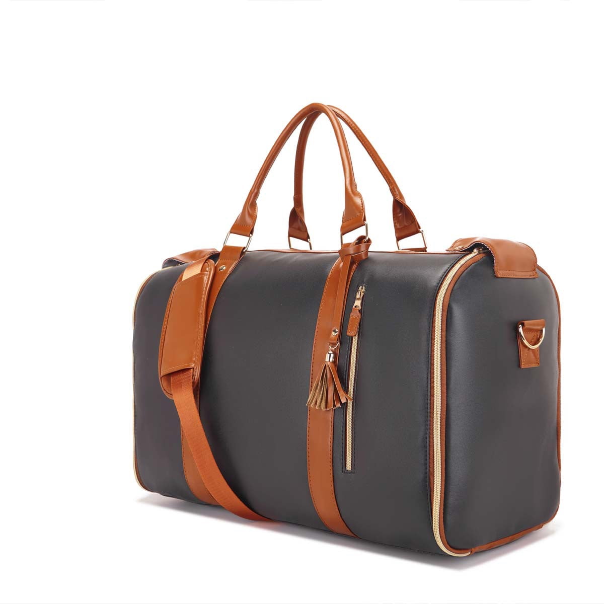 Men Women's Garment Bag Large Capacity Duffel Bag Suit Travel Bag Weekender Bag with Shoe Pouch