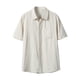 thumbnail image 2 of pstuiky Mangas cortas para hombre, Camisa informal de manga corta con solapa y botones de color liso para hombre camisas casuales para hombre xxl, 2 of 9