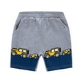 thumbnail image 3 of Esaierr Toddler Baby Boys Summer Shorts Kids Cartoon Car Print Cotton Shorts Elastic Waist Jogger Shorts Casual Five Pants for 1-8 Years, 3 of 8