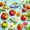 Green Tomatoes, variant on Yayeee Bath Rug for Bathroom Floor Non Slip Rectangle Fluffy Soft Absorbent Mat, 16"x24", Green Tomatoes