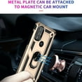 thumbnail image 5 of Compatible with Motorola Moto G Stylus 4G 2021 Case Built-in 360 Ring Holder Kickstand, Extreme Protection Military Armor Magnetic Car Dual Layer Protective Heavy Duty Phone Cover,Gold, 5 of 7