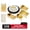 Black & White, variant on Exquisite 320 Piece Clear Dinnerware Set with Silver Glitter Cups, Silver Cutlery & Ivory Napkins | Serves 40 Guests | 10" & 8" Plates