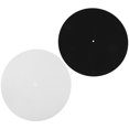 thumbnail image 1 of Raindrops 2Pcs Anti Static Felt Slipmats Protective Turntable Platter Vinyl Record Mats, 1 of 8