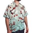 thumbnail image 2 of Tree Men's Casual Short Sleeve Button Down Shirts - Printed Summer Beach Tops for Men and Women, 2 of 6