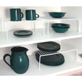 thumbnail image 1 of Home Basics 3 Pièces Organisateur d'Armoire en Acier Revêtu de Vinyle, Blanc, 1 of 1