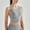 Light Gray, variant on High Neck Sports Bra For Women Longline Medium Workout Crop Tank Tops Wirefree Padded Yoga Bra Gym Bra Teenager Crop Sports Bra Top Large Sports Bra Bra Workout Workout Women Clothes Yoga Bras for