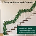 thumbnail image 7 of Christmas Decorations Ornaments: Garland with LED Lights Battery Operated & Remote Control for Christmas Tree - Indoor Outdoor Decor (10FT X 2PCS), 7 of 7