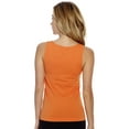 thumbnail image 2 of Just Love Seamless Premium Ladies Tank Top (Orange, 2X 3X), 2 of 3