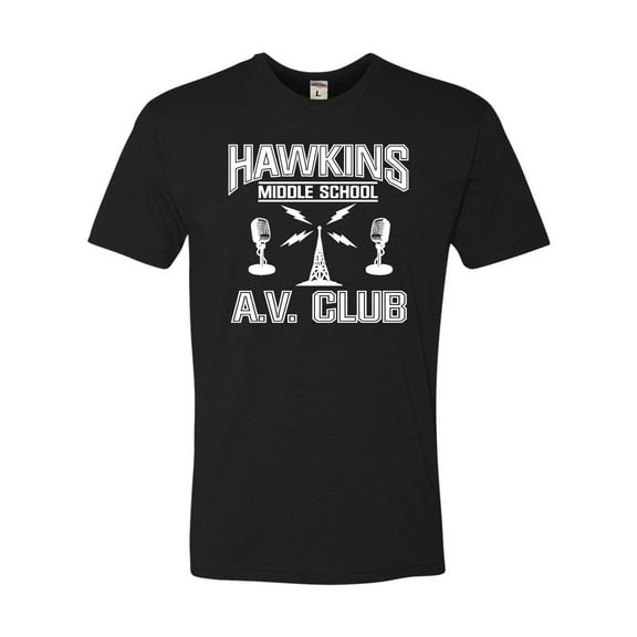Adult Hawkins Middle School AV Club Deluxe T-Shirt