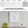 thumbnail image 3 of Madison Park Modern MDF Boho Notion Square Carved Wall Panel in Off White, 3 of 6