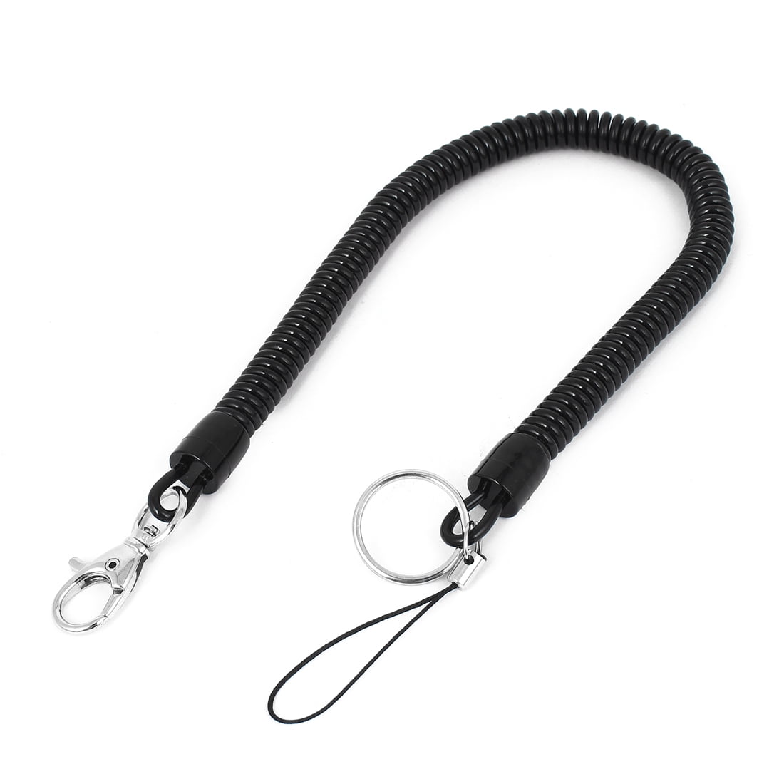 Unique BargainsLobster Hook Plastic Elastic Spring Coiled Strap Lanyard ...