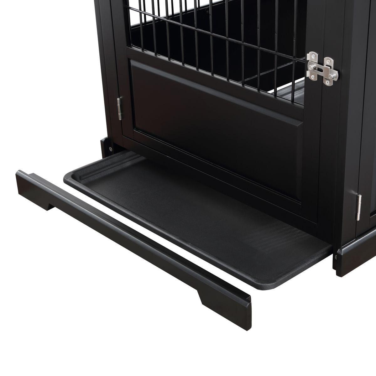 Fairview Triple Door Crate, Large, Black