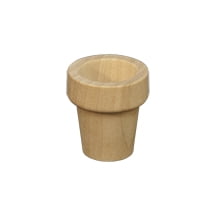125 Pcs of 1-1/16" Wood Flower Pots 1-1/16" tall x 1" wide