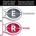thumbnail image 5 of Bemis 800EC000 Round Closed Front Toilet Seat with Cover, White, 5 of 8