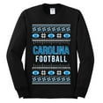 thumbnail image 2 of Wild Bobby City of Carolina CAR American Football Fantasy Fan Sports Men Long Sleeve Shirt, Black, XX-Large, 2 of 6