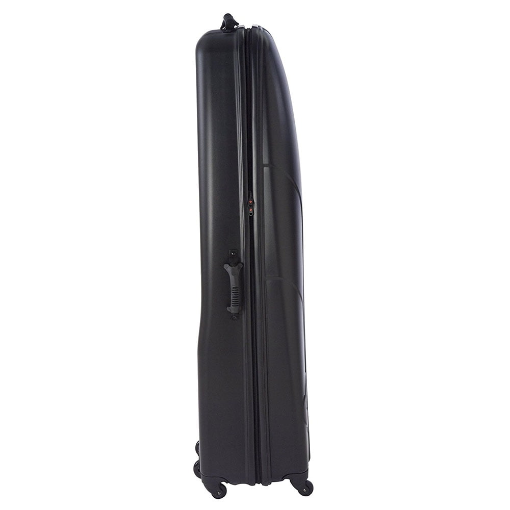 Samsonite Golf Clubs Hard Sided Travel Cover Case Luggage Spin Wheels (Titanium)