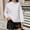 White, variant on Women's Turtleneck Long Sleeve Ribbed Knit Pullover Sweater Jumper Top (White XXXXXXS)