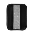 thumbnail image 2 of White Rhinestone Seat Belt Strap Covers, 2 of 3